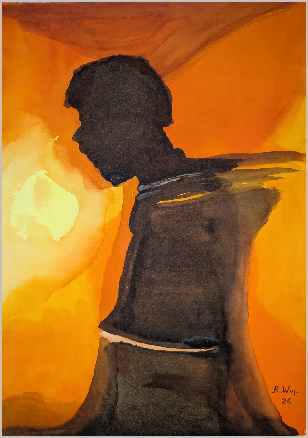   Figur im Schatten